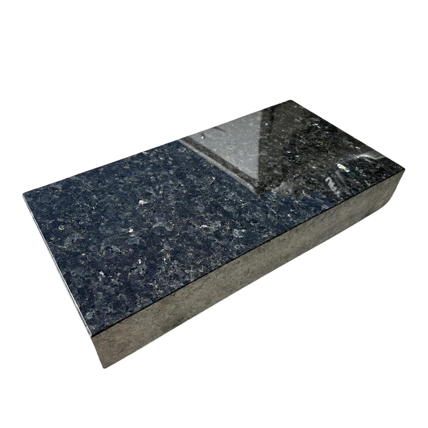 24x12x4 Inch Flat Grave Marker - Emerald Pearl Granite Cemetery Headstone, Personalized Memorial Plaque for Loved Ones, Custom Engraved Tombstone for Cemetery, Outdoor Memorial Stone
